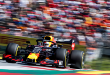 Vihmast hoolimata võidutses Saksamaa GP-l Verstappen
